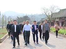 涪陵区政协考察团来足交流