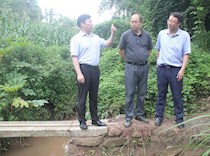 区政协主席陈廷剑带队深入石羊河开展巡河工作