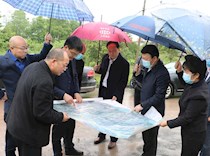 区政协主席陈廷剑督导濑溪河(龙岗段)污染防治工作