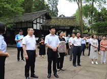 区政协考察组到乐至县学习交流
