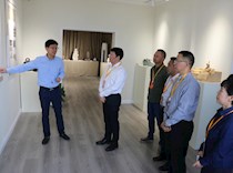 区政协专题视察文化设备设施生产工作