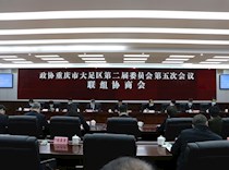 区政协二届五次会议联组协商会召开