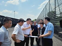区政协委员调研全区物流园建设运行情况
