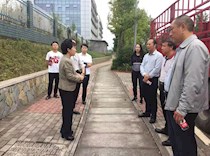 区政协赵小华副主席督导文明城区创建工作