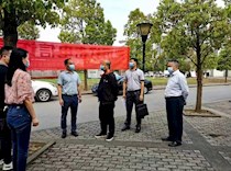 区政协副主席吴洪奎到双路街道督导疫情防控工作