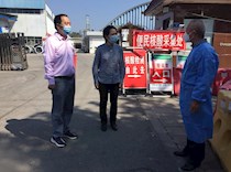 区政协副主席唐华俪到邮亭镇督导工作