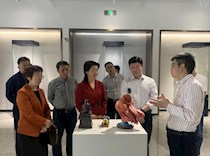 区政协主席廖文丽带队视察大足石刻文创园
