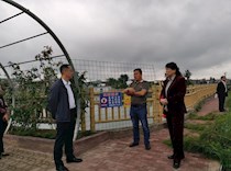 铜梁区政协副主席汪龙来足考察