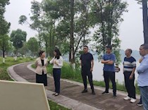 区政协副主席李德芬调研龙水湖功能建设情况