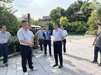 湖北省咸丰县副主席张政祥来足考察