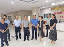 乐山市峨边彝族自治县政协副主席戴晔霖来足考察